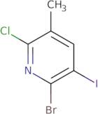 2-Bromo-6-chloro-3-iodo-5-methylpyridine