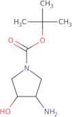 tert-Butyl 3-amino-4-hydroxypyrrolidine-1-carboxylate