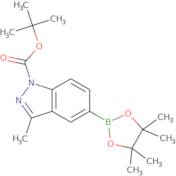 tert-Butyl 3-methyl-5-(4,4,5,5-tetramethyl-1,3,2-dioxaborolan-2-yl)-1H-indazole-1-carboxylate