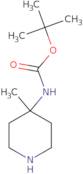 tert-Butyl (4-methylpiperidin-4-yl)carbamate