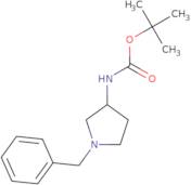 1-Benzyl-3-(tert-butoxycarbonylamino)pyrrolidine