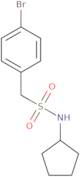 1-(4-Bromophenyl)-N-cyclopentylmethanesulfonamide