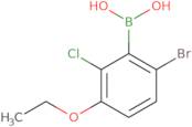 6-Bromo-2-chloro-3-ethoxyphenylboronicacid