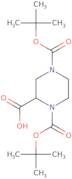1,4-Bis(N-boc)piperazine-2-carboxylicacid