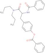 alpha-(Benzoylamino)-4-(benzoyloxy)-N,N-dipropylbenzenepropanamide