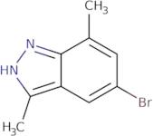 5-Bromo-3,7-dimethyl-1H-indazole