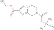 7-tert-Butyl 2-ethyl3-bromo-5,6-dihydroimidazo[1,2-a]pyrazine-2,7(8H)-dicarboxylate