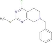 7-Benzyl-4-chloro-2-(methylthio)-5,6,7,8-tetrahydropyrido[3,4-d]pyrimidine