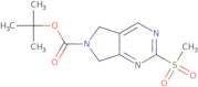 tert-Butyl2-(methylsulfonyl)-5H-pyrrolo[3,4-d]pyrimidine-6(7H)-carboxylate