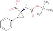 (1S,2R)-N-Boc-1-amino-2-phenylcyclopropanecarboxylicacid