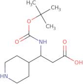 3-tert-Butoxycarbonylamino-3-piperidin-4-yl-propionicacid