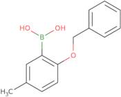 2-(Benzyloxy)-5-methylphenylboronicacid