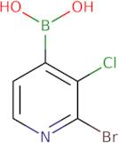 2-Bromo-3-chloropyridine-4-boronicacid