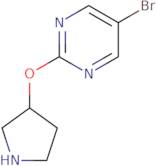 5-Bromo-2-(pyrrolidin-3-yloxy)pyrimidine