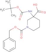 3-Boc-amino-1-cbz-piperidine-3-carboxylicacid