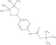 2-(tert-Butoxycarbonylamino)pyrimidine-5-boronic acid,pinacolester