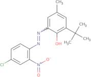 6-tert-Butyl-4-methyl-2-((4-chloro-2-nitrophenyl)azo)phenol