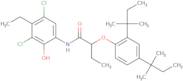 2-(2,4-Bis(tert-pentyl)phenoxy)-N-(3,5-dichloro-4-ethyl-2-hydroxyphenyl)butyramide