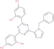 2-(1-Benzyl-1H-pyrrol-2-yl)-4,6-bis(2,4-dihydroxyphenyl)-1,3,5-triazine