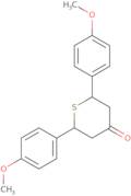 2,6-Bis-(4-methoxy-phenyl)-tetrahydro-thiopyran-4-one