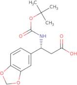 (R)-3-Benzo[1,3]dioxol-5-yl-3-tert-butoxycarbonylamino-propionicacid