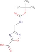 3-[[[(tert-Butoxy)carbonyl]amino]methyl]-1,2,4-oxadiazole-5-carboxylicacid