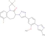 6-Fluoro-1,3,4 ,5-tetrahydro-3-[4-[3-methoxy-4-(4-methyl-1H-imidazol-1-yl)phenyl]-1H-1 ,2,3-triazo…