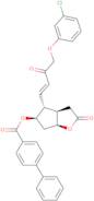 [1,1'-Biphenyl]-4-carboxylic acid[3ar-[3aa,4a(E),5b,6aa]]-4-[4-(3-chlorophenoxy)-3-oxo-1-butenyl...