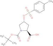 (2S,4R)-1-(tert-Butoxycarbonyl)-4-(tosyloxy)pyrrolidine-2-carboxylicacid