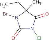 1-Bromo-3-chloro-5-ethyl-5-methylhydantoin