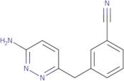 Benzonitrile,3-[(6-amino-3-pyridazinyl)methyl]-