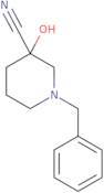 1-Benzyl-3-hydroxypiperidine-3-carbonitrile