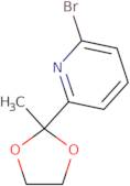 2-Bromo-6-(2-methyl-1,3-dioxolan-2-yl)-pyridine