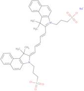 1H-Benz[e]indolium,2-[5-[1,3-dihydro-1,1-dimethyl-3-(3-sulfopropyl)-2H-benz[e]indol-2-ylidene]-1...