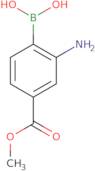 Benzoic acid, 3-amino-4-borono-, 1-methyl ester (9CI)