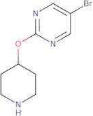 5-Bromo-2-(piperidin-4-yloxy)pyrimidine