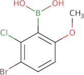 3-Bromo-2-chloro-6-methoxyphenylboronic acid