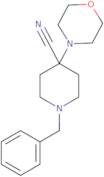 1-Benzyl-4-morpholinopiperidine-4-carbonitrile