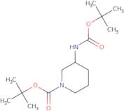 tert-butyl 3-((tert-butoxycarbonyl)amino)piperidine-1-carboxylate