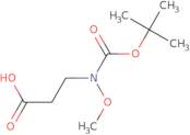 3-((tert-Butoxycarbonyl)(methoxy)amino)propanoic acid