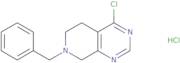 7-Benzyl-4-chloro-5,6,7,8-tetrahydropyrido[3,4-d]pyrimidine hydrochloride