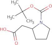 2-(1-(tert-Butoxycarbonyl)pyrrolidin-2-yl)acetic acid