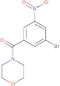 (3-Bromo-5-nitrophenyl)(morpholino)methanone