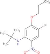 4-Bromo-N-(tert-butyl)-2-nitro-5-propoxyaniline