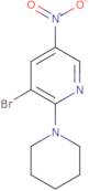 3-Bromo-5-nitro-2-(piperidin-1-yl)pyridine