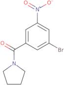 (3-Bromo-5-nitrophenyl)(pyrrolidin-1-yl)methanone