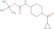 tert-Butyl (1-(cyclopropanecarbonyl)piperidin-4-yl)carbamate