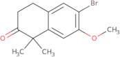 6-Bromo-7-methoxy-1,1-dimethyl-3,4-dihydronaphthalen-2(1H)-one