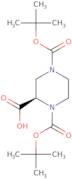 (R)-1,4-Bis(tert-butoxycarbonyl)piperazine-2-carboxylic acid