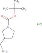 tert-Butyl 3-(aminomethyl)pyrrolidine-1-carboxylate hydrochloride